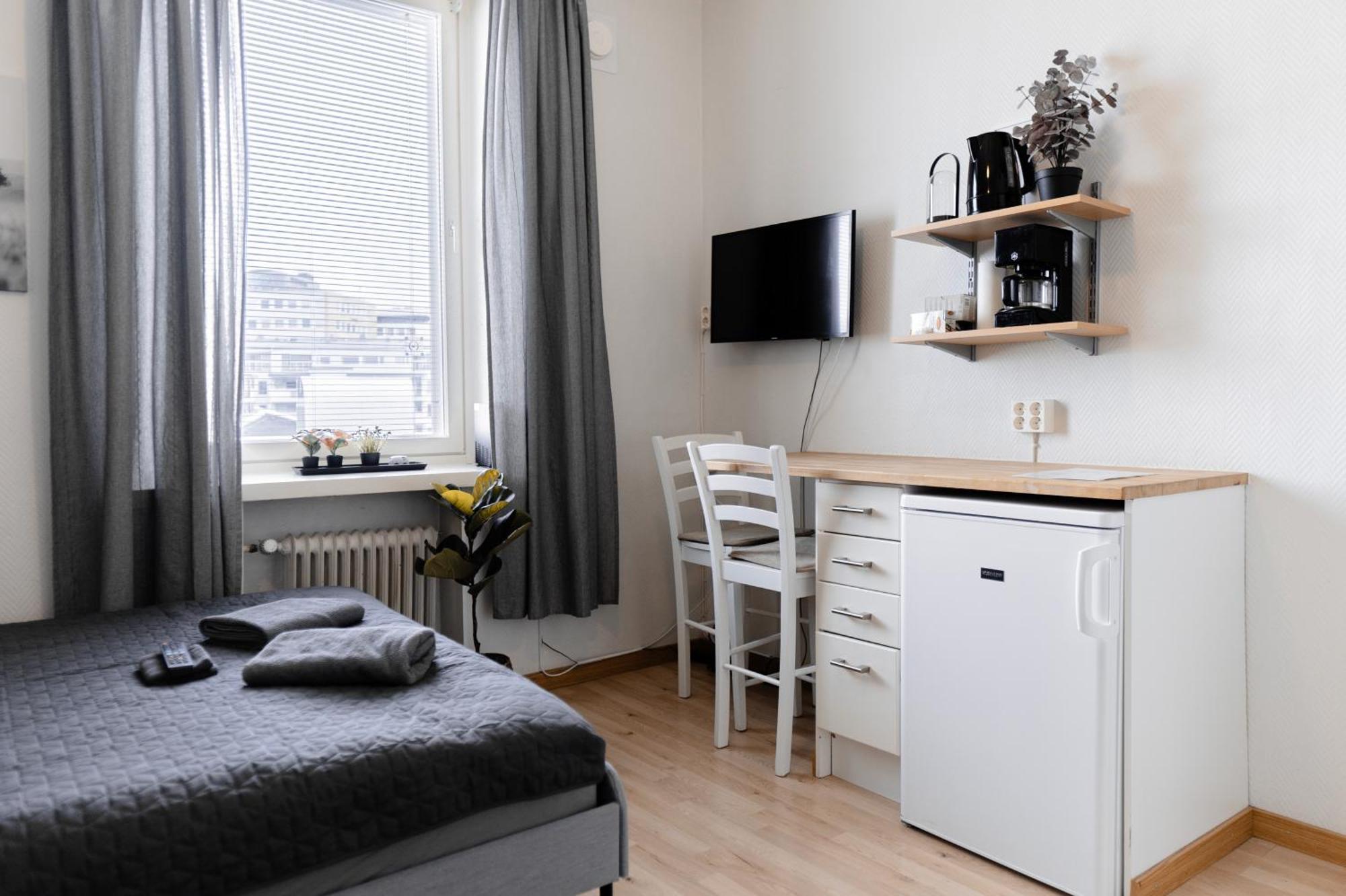 Nordstay - Stylish Central Studio Self Check-In Helsingfors Exteriör bild